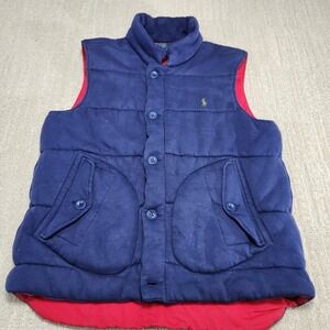 Vintage Polo Ralph Lauren Vest Men Large Puffer Insulated Ripstop Lined *READ
